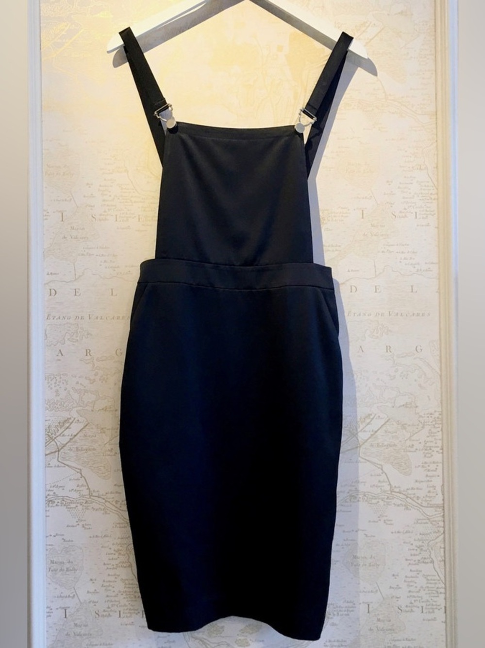Jenni Kayne Blue One-Shoulder Silk Pinafore Dress
